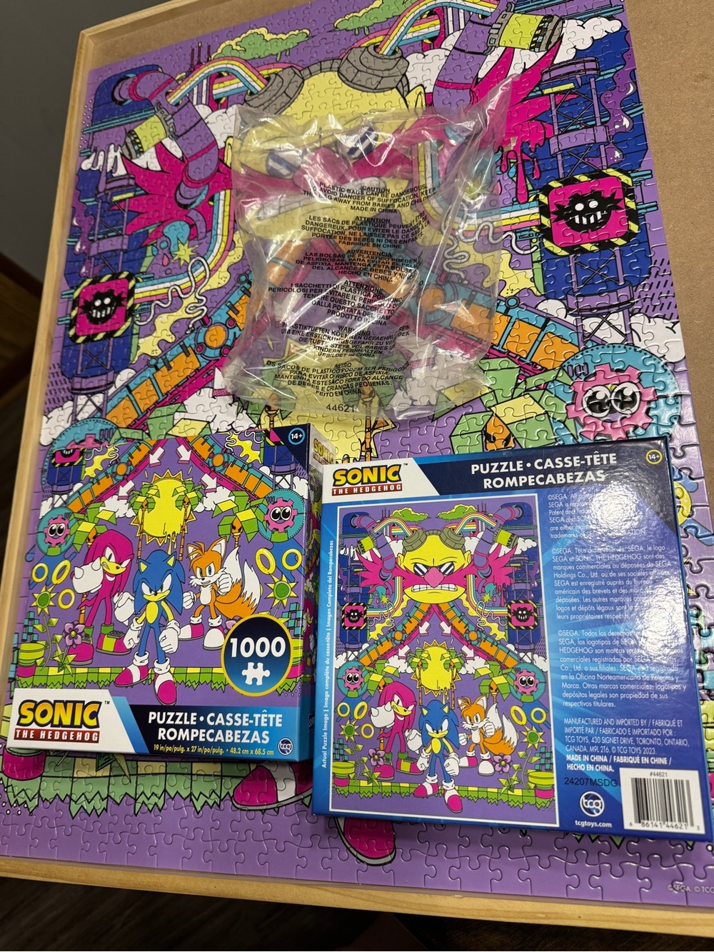 Sonic The Hedgehog 1000-Piece Vibrant Puzzle